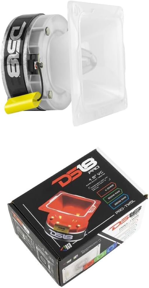 1 DS18 PRO-TW5L PROTW5L Super Bullet Hochtöner 4 x 5,35" 10,1 x 13,6 cm 250 watt rms 500 Watt max 4