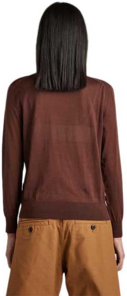 G-STAR Damen Core Roll Neck Knitted Sweater XS Braun (Chocolate Lab D21961-d166-d312), XS Braun (Cho