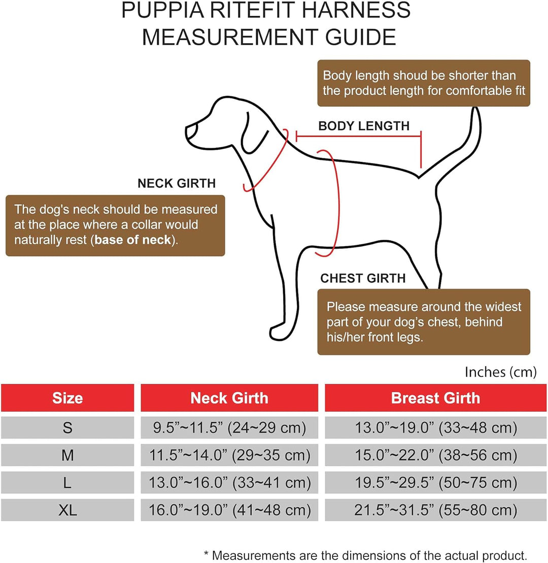 RITEFIT Geschirr – Grau – XL grau Extra Large, grau Extra Large