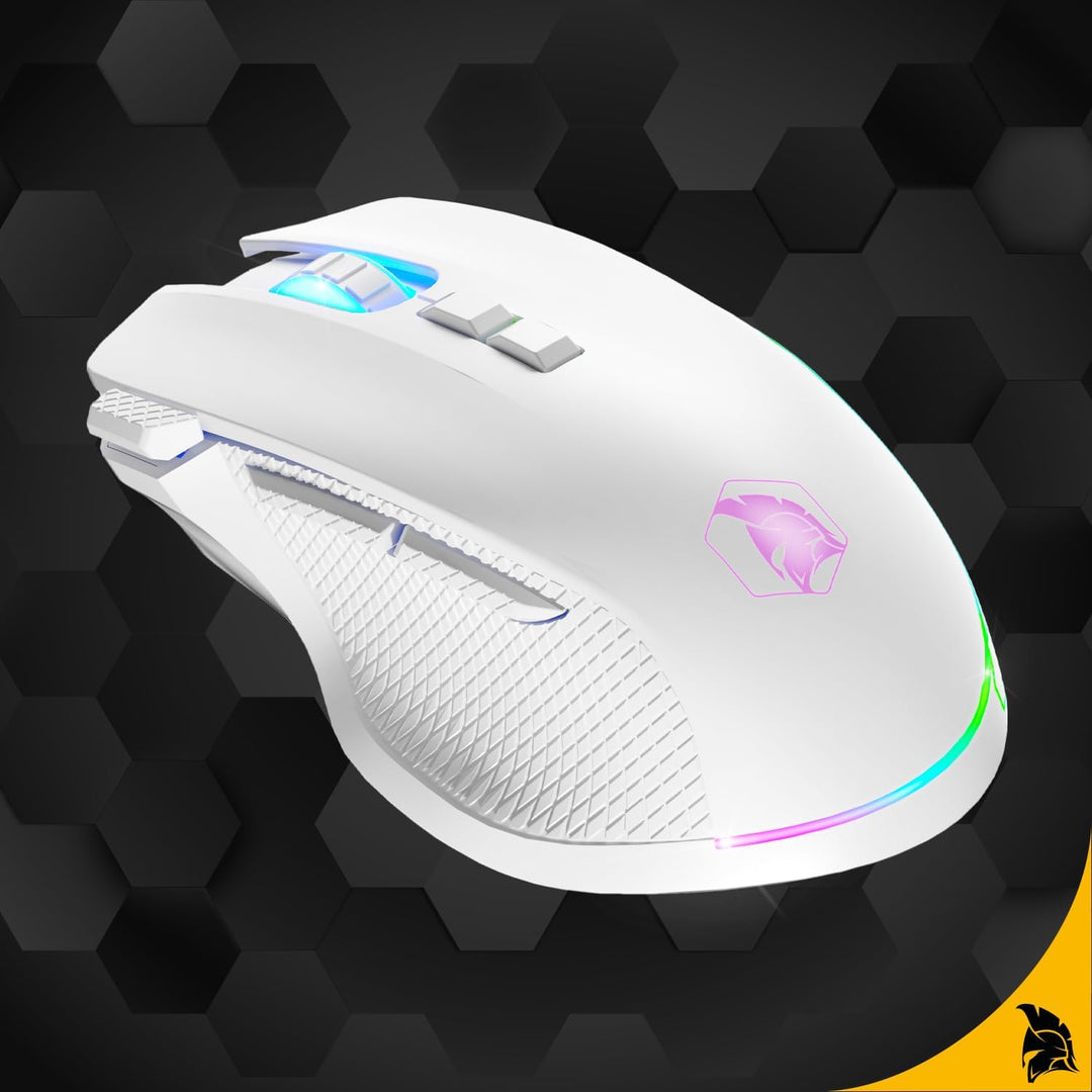 EMPIRE GAMING - W905 Gaming-Maus kabelgebunden – 12800 DPI 1000 Hz – RGB – Ergonomisch – PS4, PS5, X