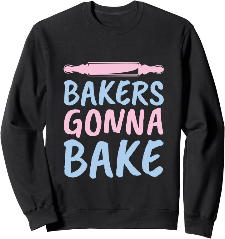 Bäcker werden rosa-violett backen Sweatshirt