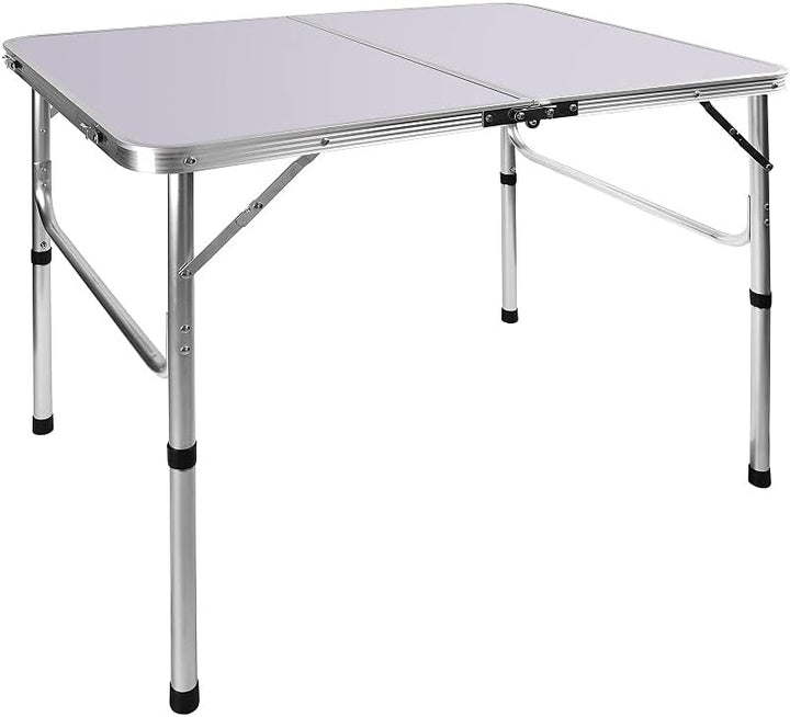 Lucn Zusammenklappbarer Camping-Picknick-Tisch für Garten, Party, Picknick, Grill, Esstisch, 90 cm,