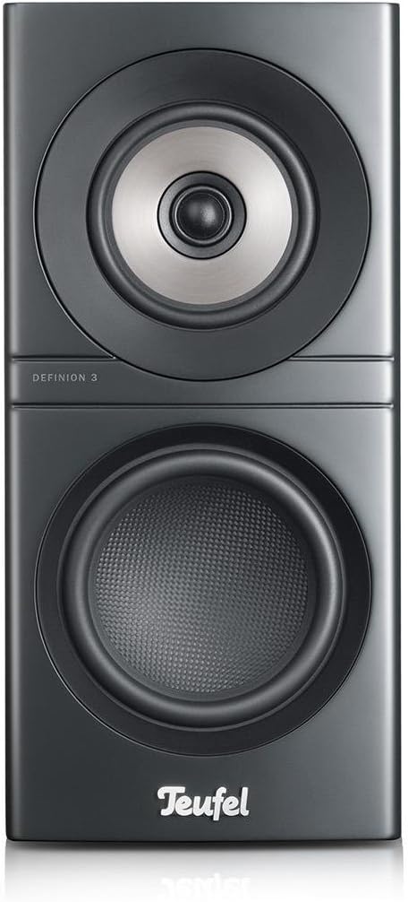 Teufel DEFINION 3S High-End Stereo Regallautsprecher, Patentiertes SCA-Koaxial-Chassis, 3-Wege-Syste