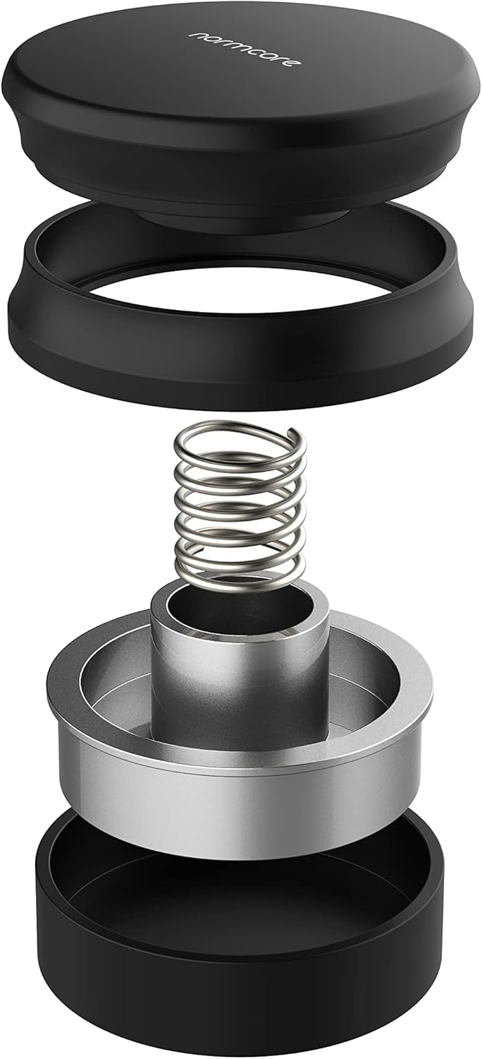 Normcore 53.3 mm Push-Tamper - Kaffeepulver-Verteiler - Base Flat 53,3 mm Tamper - Edelstahl Espress