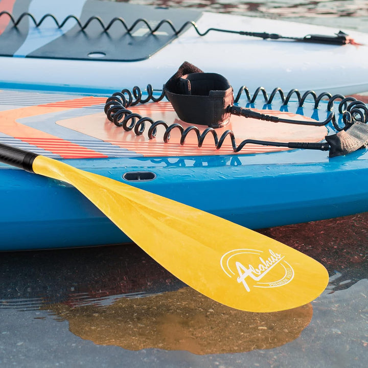 Abahub 3teilig Carbon SUP Paddel mit Paddeltasche Stand Up Teleskoppaddel 170-218cm Karbonschaft+Kun