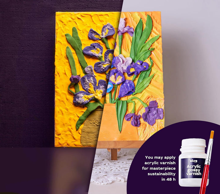 Oktoclay Irises 10007 Schaumfarbe, mehrfarbig, One Size