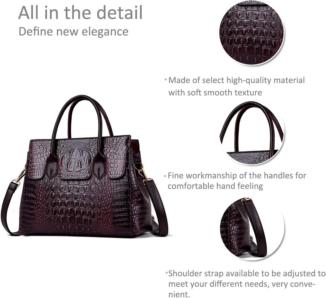 NICOLE &amp; DORIS Taschen Handtaschen designer taschen Krokodil Top umhängetasche luxuriöse ledertasche