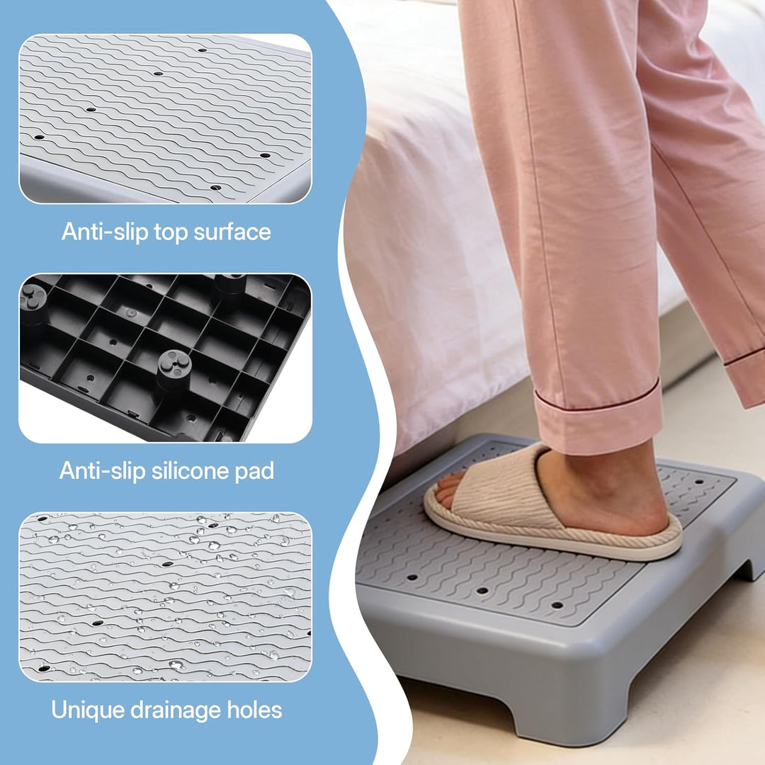 Trittstufe Indoor & Outdoor, 44 x 34 x 9.5 cm Tragbare One Step Hocker Bis 200 Kg Einstiegshilfe Dus
