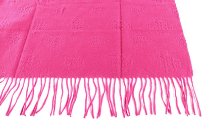 GUESS James Logo Scarf 70X180 Plum