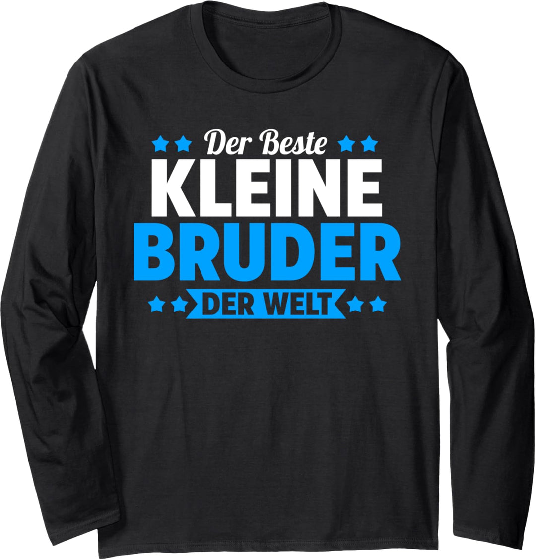 Der beste Kleine Bruder der Welt Kleiner Bruder Geschwister Langarmshirt