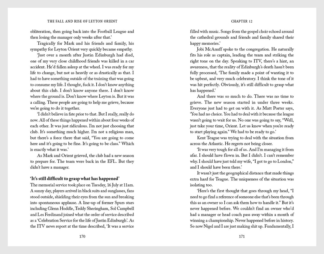 The Fall and Rise of Leyton Orient: The Fall and Rise of Leyton Orient, Gebundenes Buch