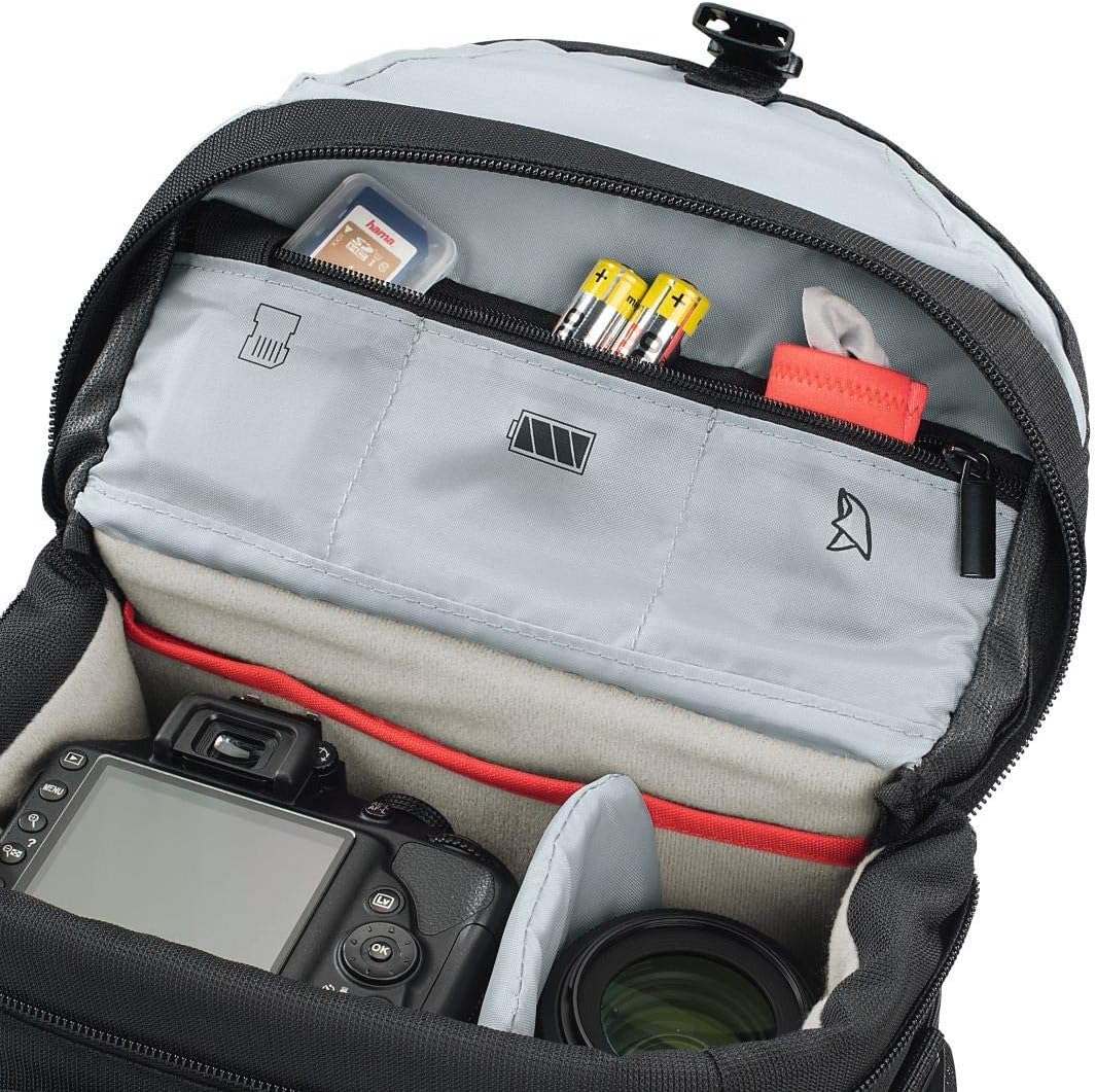 Hama | Kameratasche Pittsburgh 170 | 29 x 16 x 20 cm | schwarz 29x16x20cm, 29x16x20cm