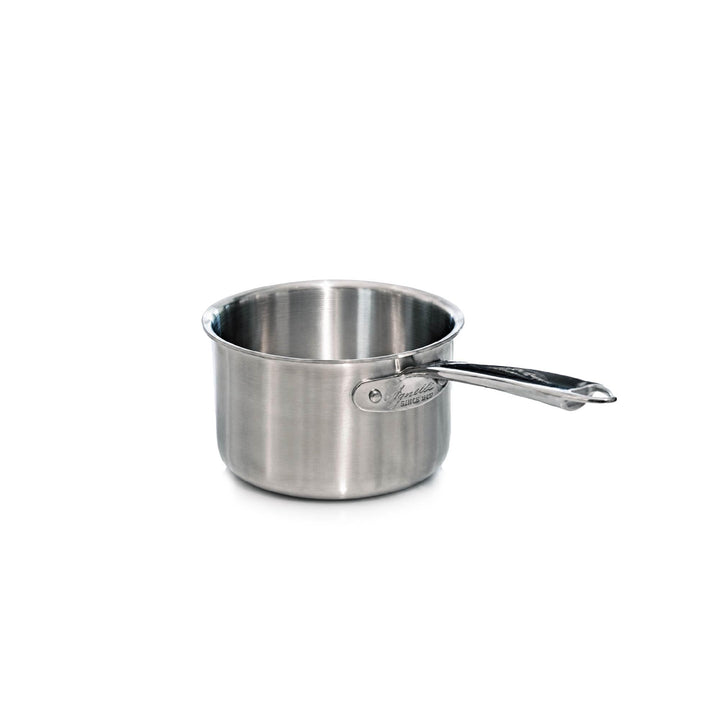 Pentole Agnelli ALIX105ALIN16 Hoher Auflauf mit Stahlgriff, Aluminium-Stahl-Trilaminat zur Induktion