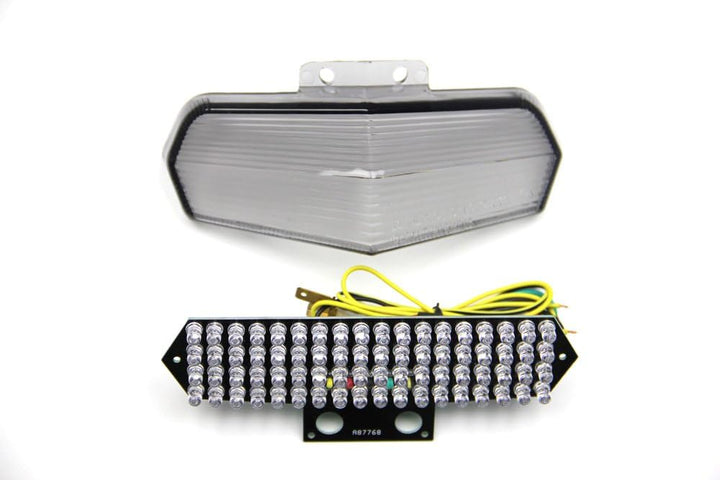 aVDB-moto LED-Bremslicht mit integrierten Blinker kompatibel mit Ducati 749, 999 Multistrada (Getönt