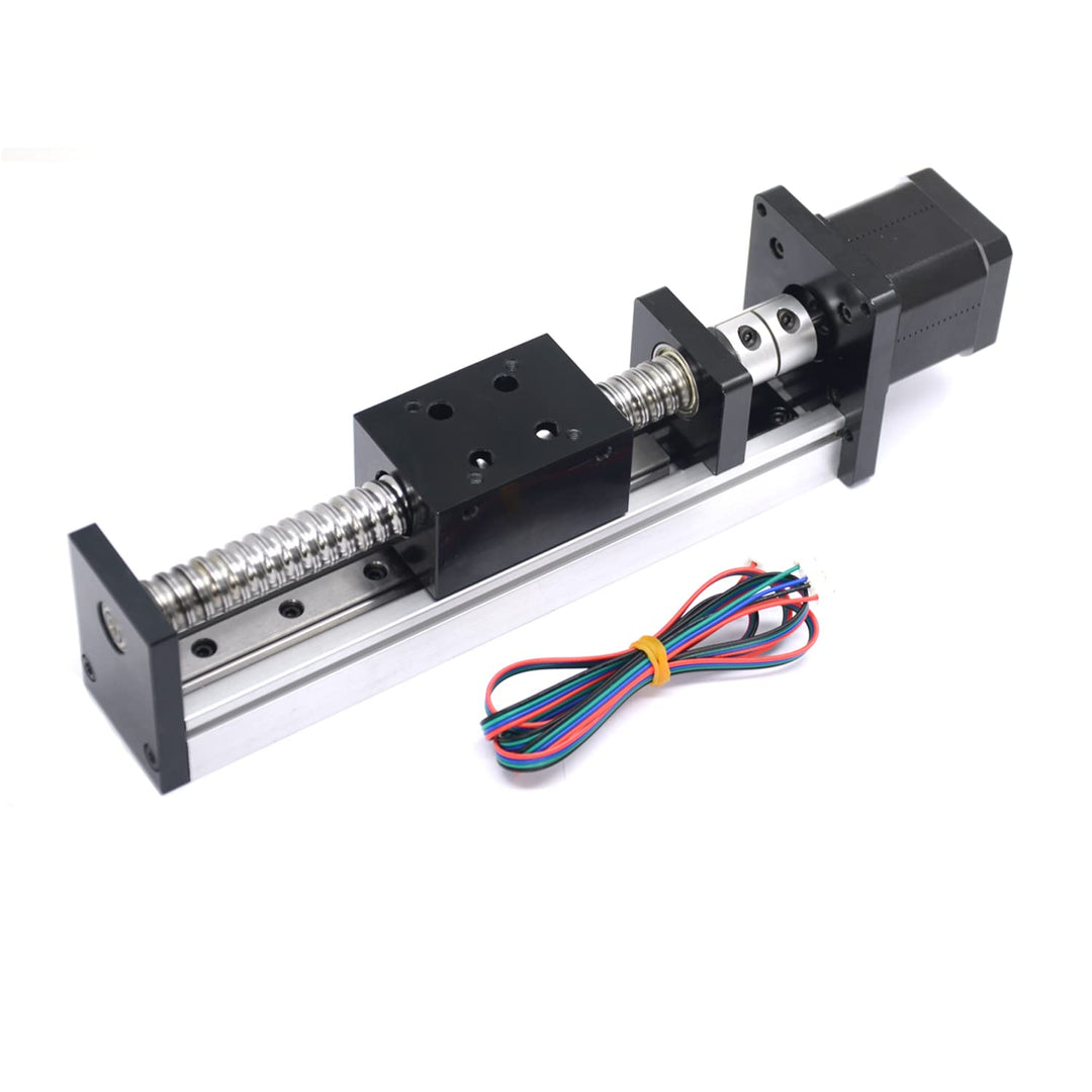 Zeberoxyz 100mm effektive Länge Linear Schienenführung Kugelumlaufspindel SFU1605 mit quadratischen