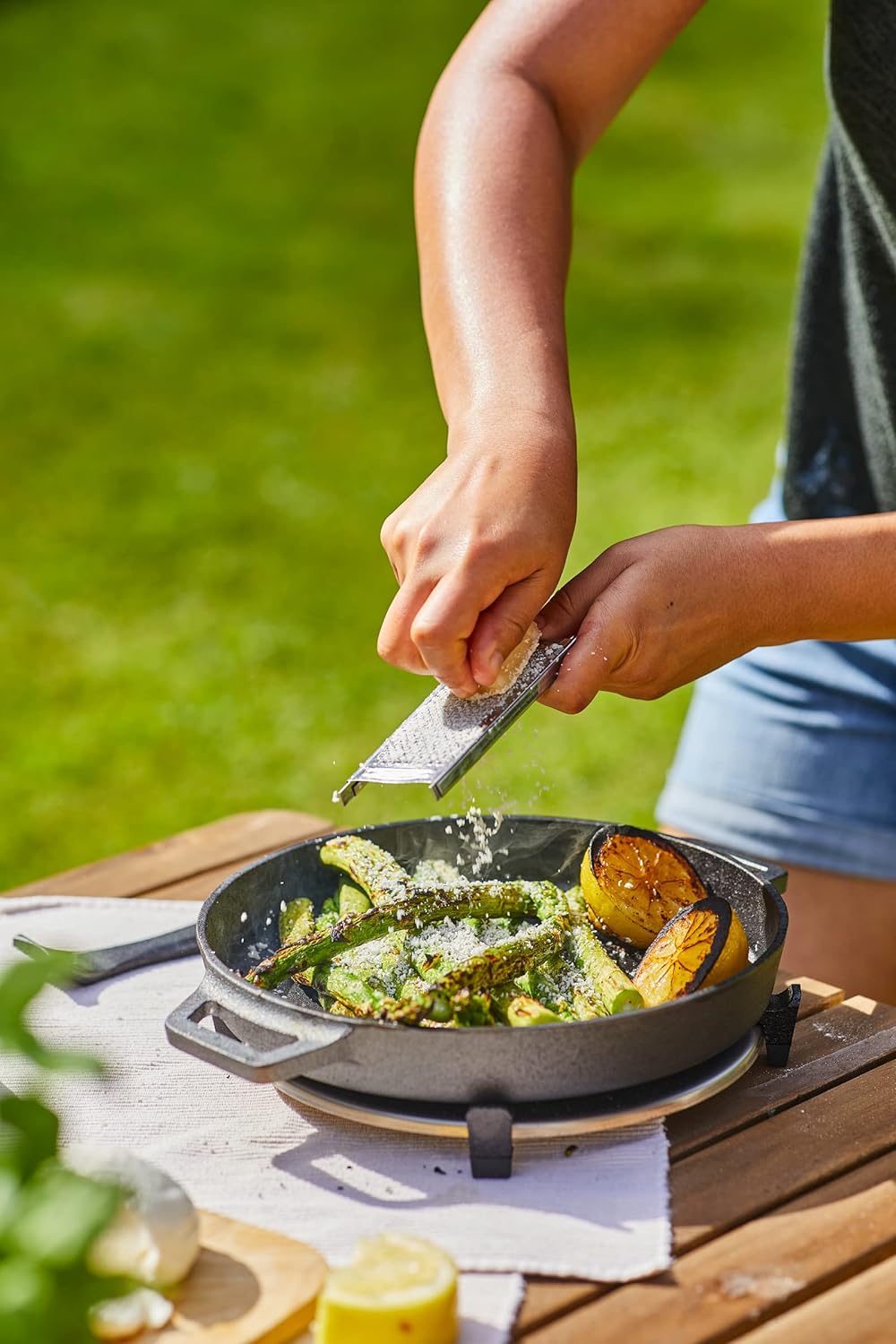 Ooni Bratpfanne aus Gusseisen – Eisenpfanne – Grillpfanne aus 100% Gusseisen – Gusseisenpfanne – Gri