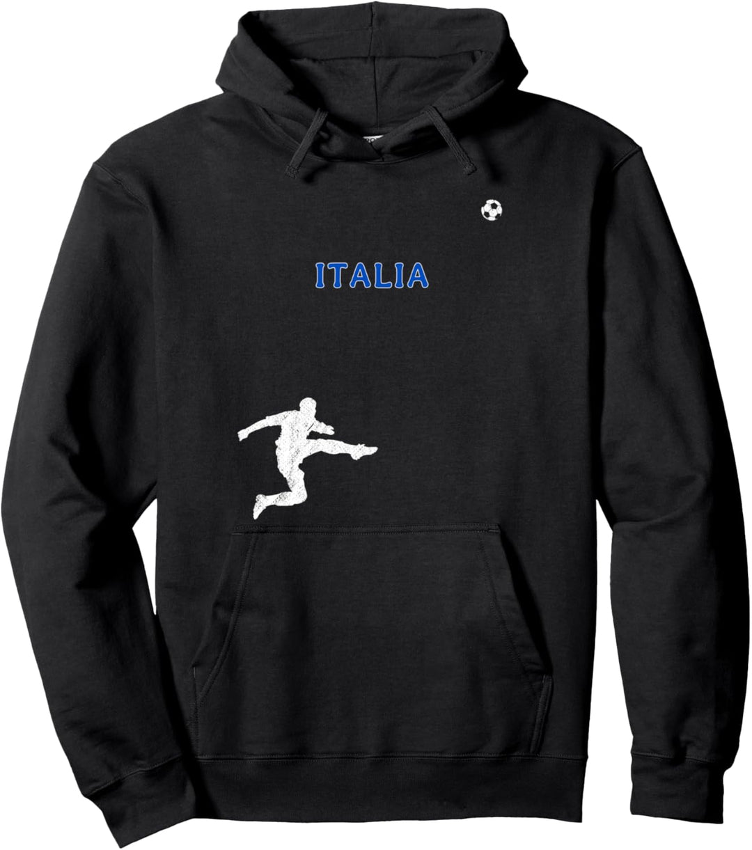 Fussball Italia Azzurri Pullover Hoodie