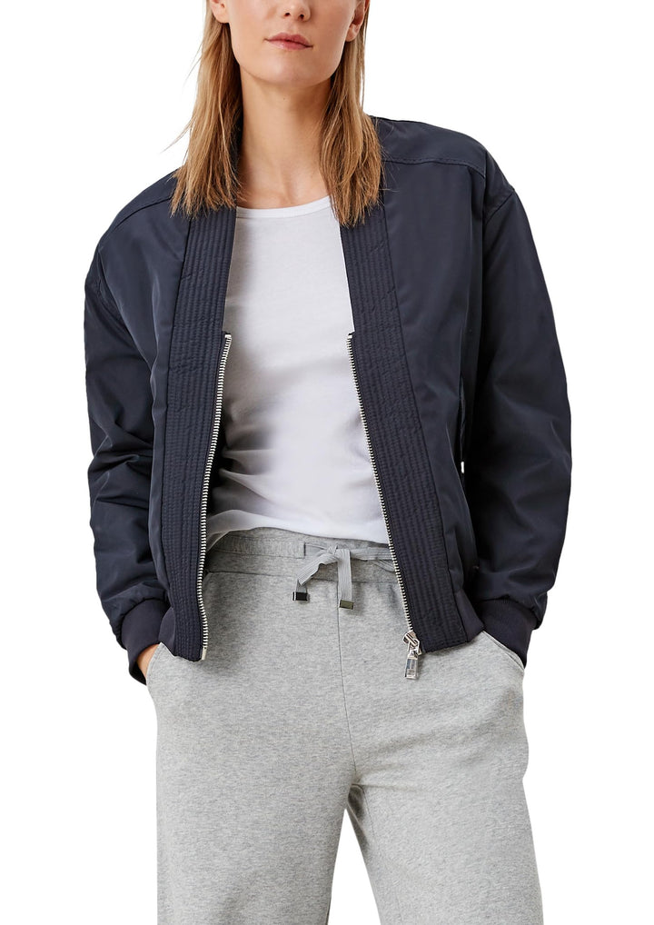 s.Oliver Damen Jacke Langarm Loose FIT L Navy, L Navy