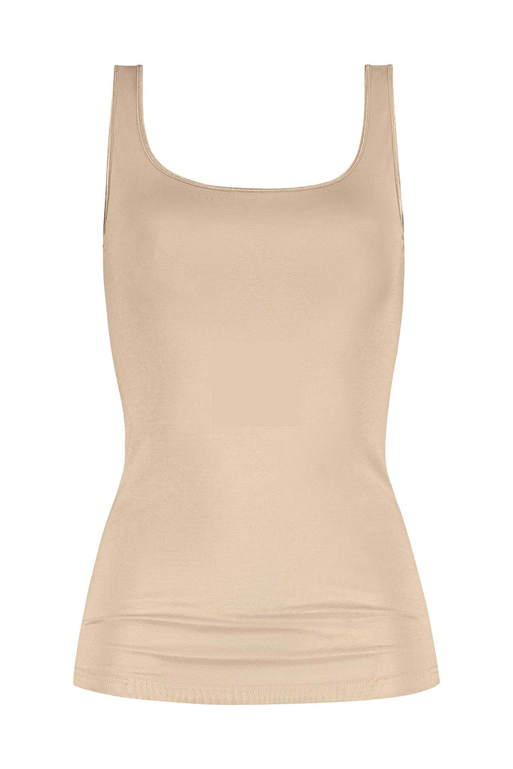 Mey Tagwäsche Serie Emotion Damen Tops breiter Träger 55204 M Beige, M Beige