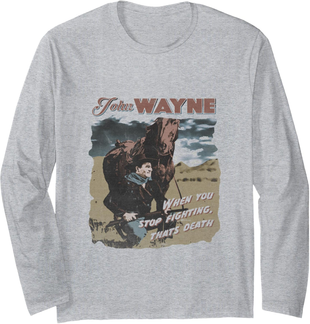 John Wayne der Sieg Langarmshirt