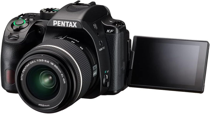 Pentax KF APS-C digitales SLR-Kamerakit mit 18-55 mm WR Zoomobjektiv, staubdicht, wetterfest, Vario-