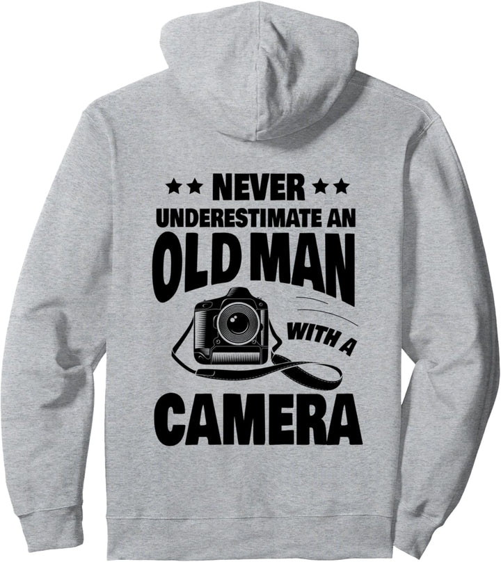 Unterschätze niemals einen alten Mann mit einem Kameradad Pullover Hoodie