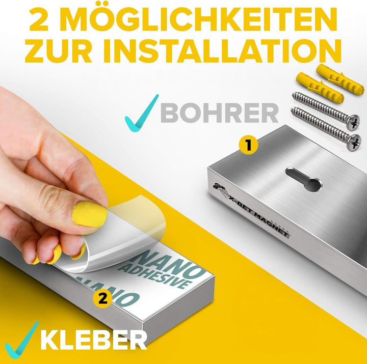 Messer Magnetstreifen mit Kleber (40 CM), 40 CM