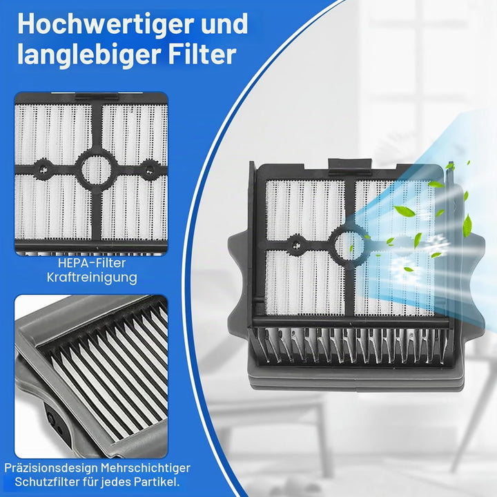 Fixbetter Ersatzbürstenrolle und HEPA-Filter passend für Tineco Floor One S5 Combo Akku-Nass- und Tr