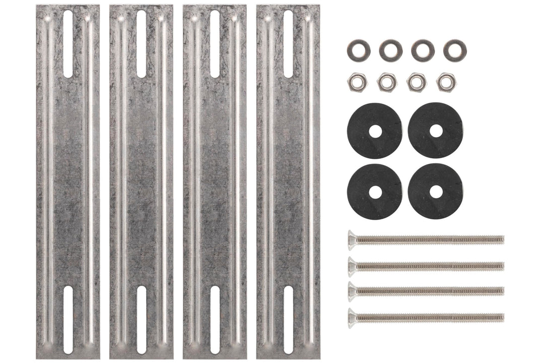BURG-WÄCHTER Montage-Kit für Zaunbriefkästen, Made in Germany, Edelstahlhalter, Stabil und Rostfrei,