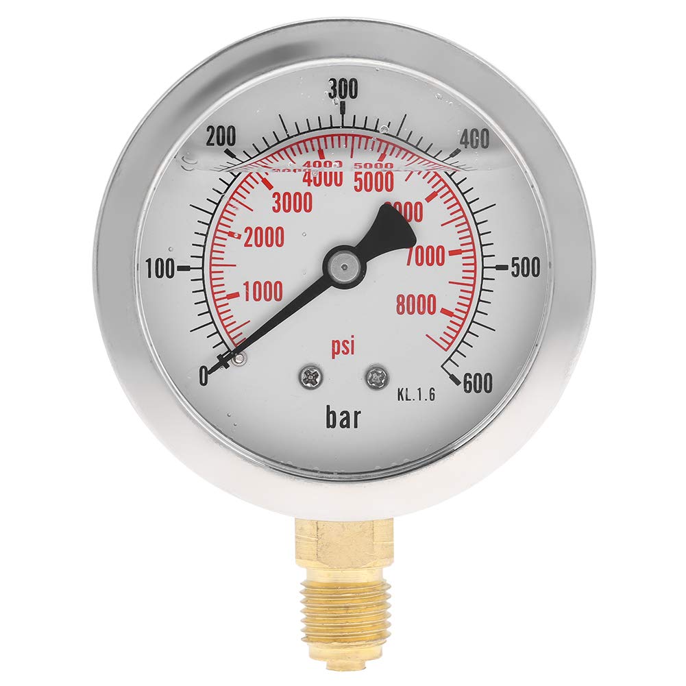 Hydraulik-Testkit, Manometer + Testschlauch + Testkupplung Hydraulik-Drucktestkit Mehrzweck-Drucktes