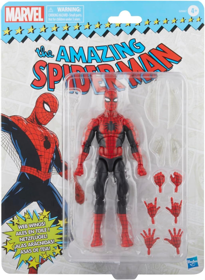Spider-Man-Man-Man Marvel Legends Series The Amazing – Retro Marvel Comics 15 cm Action-Figur, Samml