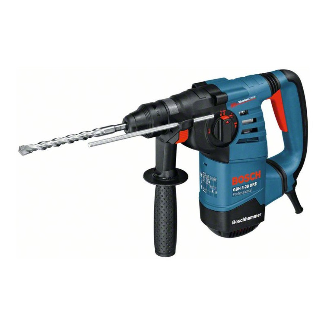 Bosch Professional Bohrhammer GBH 3-28 DRE (inkl. Zusatzhandgriff, Tiefenanschlag 210mm, Fetttube, M