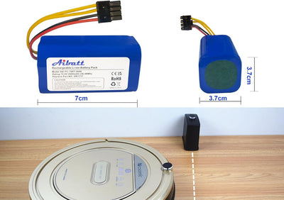 Aibatt Li-ion akku, Ersatzakku für Proscenic Cocoa Smart 780T, 790T Staubsauger, Ersatz für Prosceni