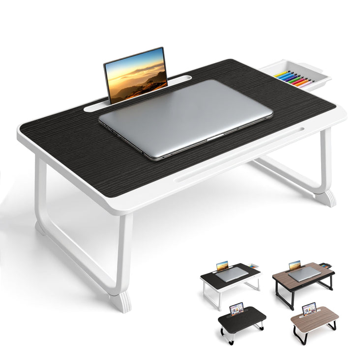 Laptop Bett Schreibtisch, Laptoptisch für Frühstück im Bett, Arbeit, Homeoffice, Laptopständer für S