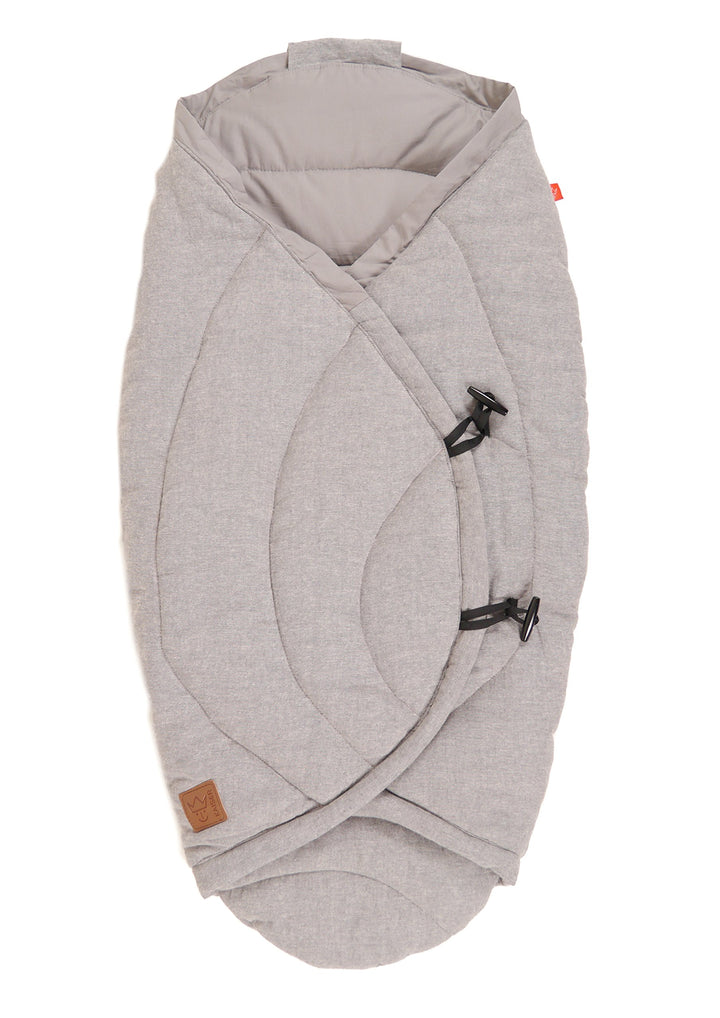 Kaiser 6536873 Sommer Einschlagdecke Carl Melange, Fb. Light Grey Melange, Perfekt für warme Tage ge