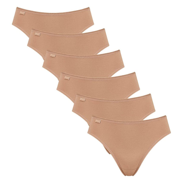 Sloggi Damen 24/7 Cotton Tai C3p Slip (3er Pack) 42 6 X Brush, 42 6 X Brush