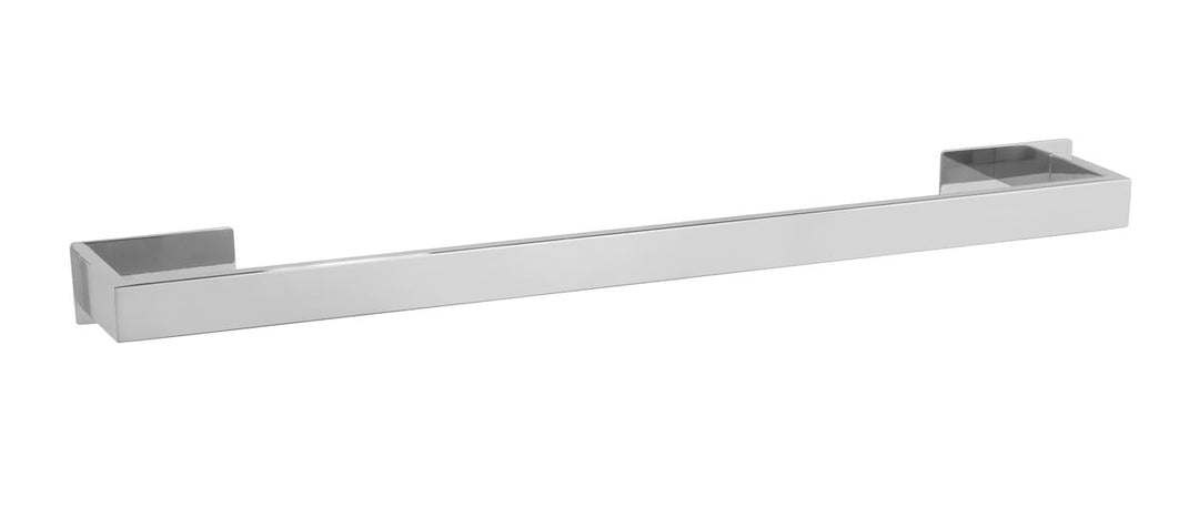 WENKO Turbo-Loc® Badetuchstange UNO Genova Shine 60 cm, Handtuchstange aus Edelstahl für Badetücher