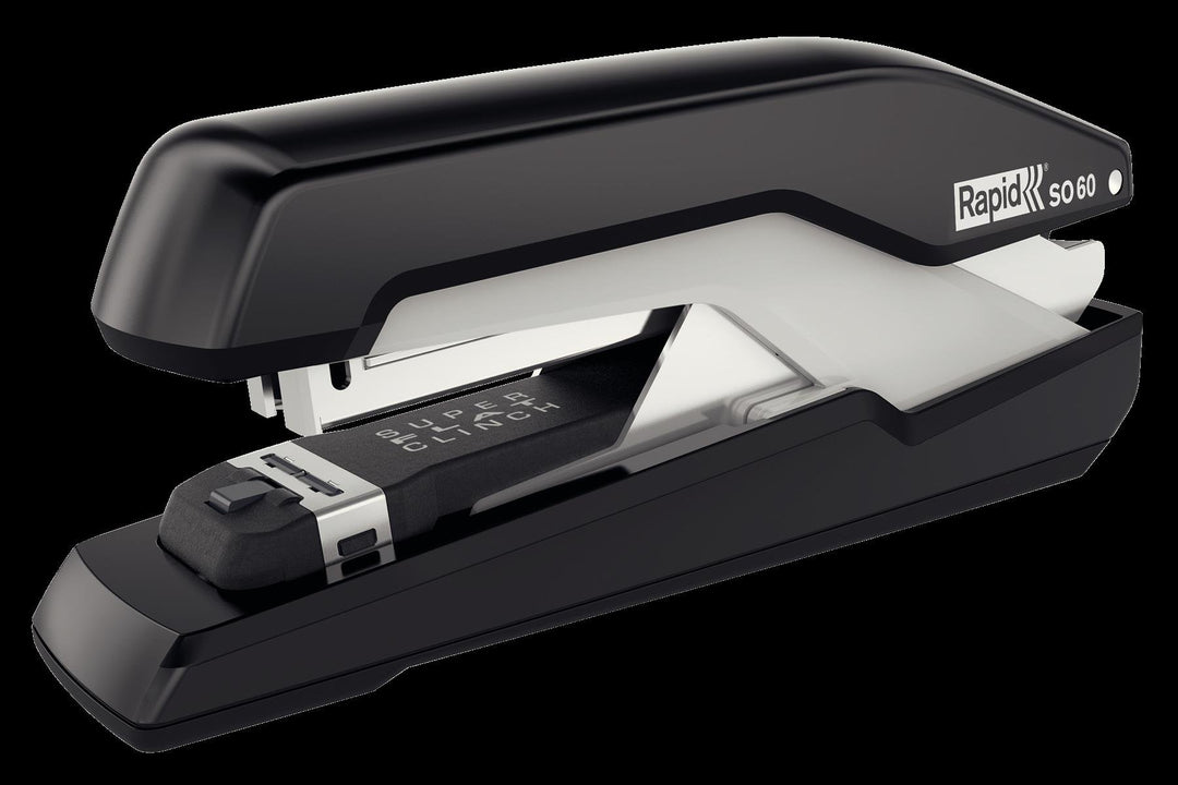 Rapid 5000552 Tacker Super Flachheftgerät (60 Blatt, Mühelos, Omnipress, Hochwertiges Ergonomisches