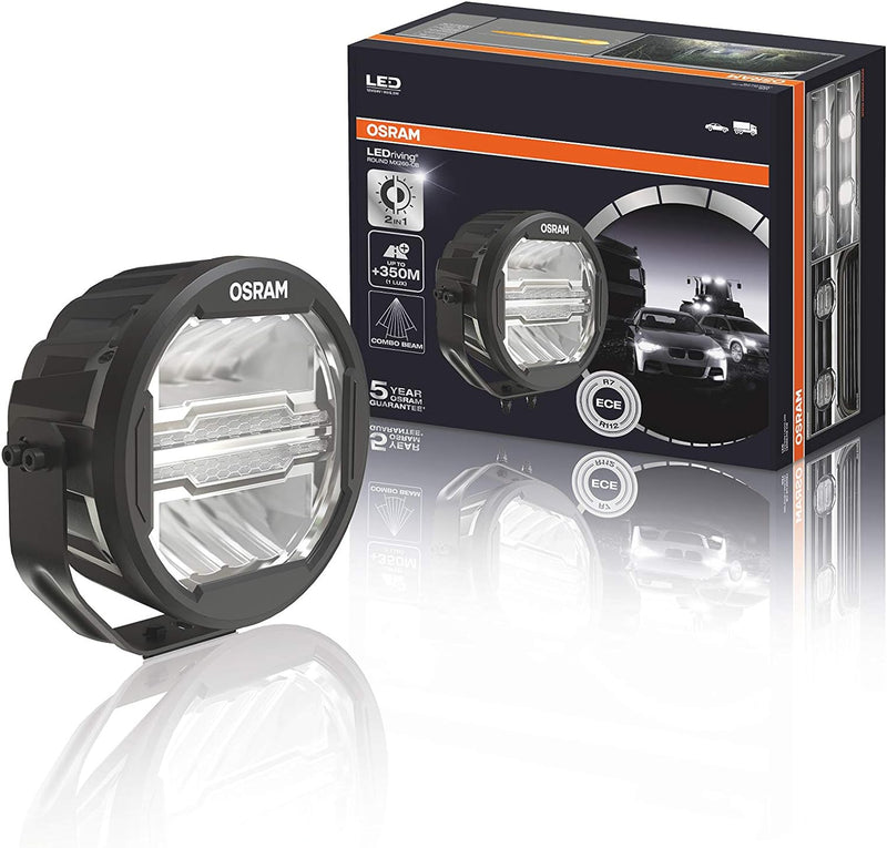 OSRAM ROUND MX260-CB, LED Zusatzscheinwerfer für Nah- und Fernlicht, Combo, 3500 Lumen, Lichtstrahl