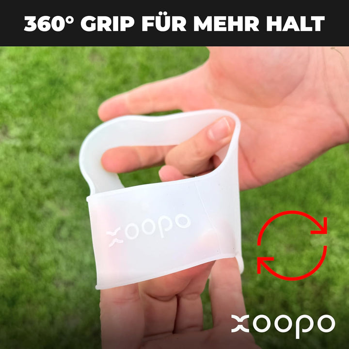 XOOPO Power Band Silikonband für Fussballschuhe (1 Paar) - Ultra elastisch für perfekten Sitz - Mehr