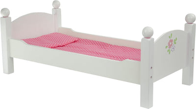 Etagenbett Puppenbett aus Holz Puppenzubehör Puppen-Möbel Olivias World TD-0095A Weiss, Weiss