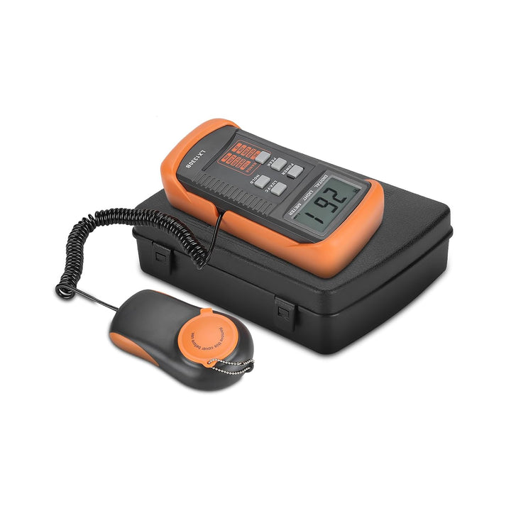 LX1330B Beleuchtungsstärkemessgerät LCD-Display Digitales Luxmeter 0,1 bis 200.000 Lux Photometer Ha