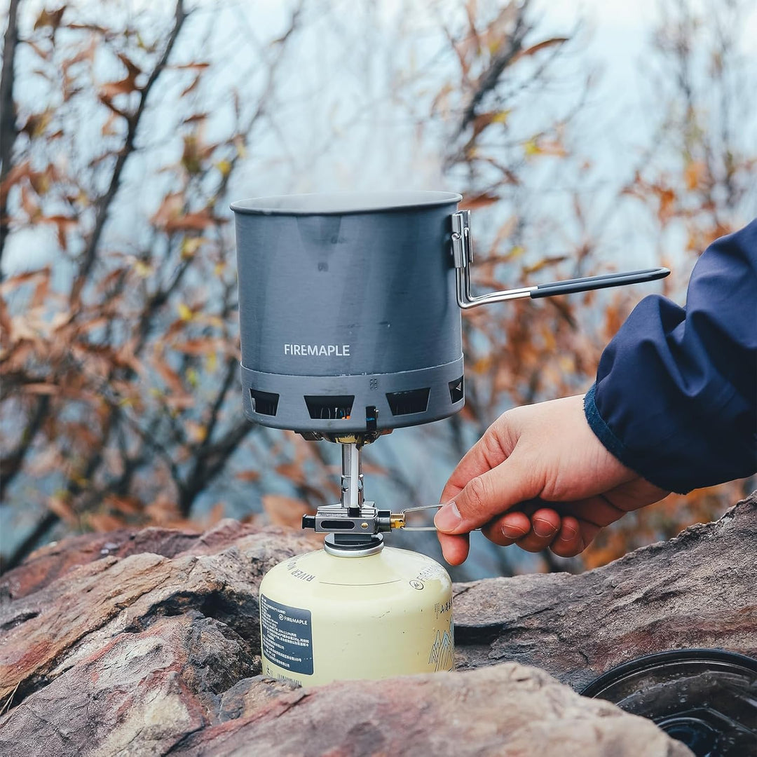 Fire-Maple Petrel G2 Ultraleichtes Kochset – Kompaktes und Schnell Kochendes Camping Topfset mit Koc