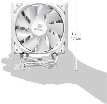Enermax CPU-Kühler T50 Axe ARGB, Weiss 12cm ETS-T50 ARGB Weiss Single