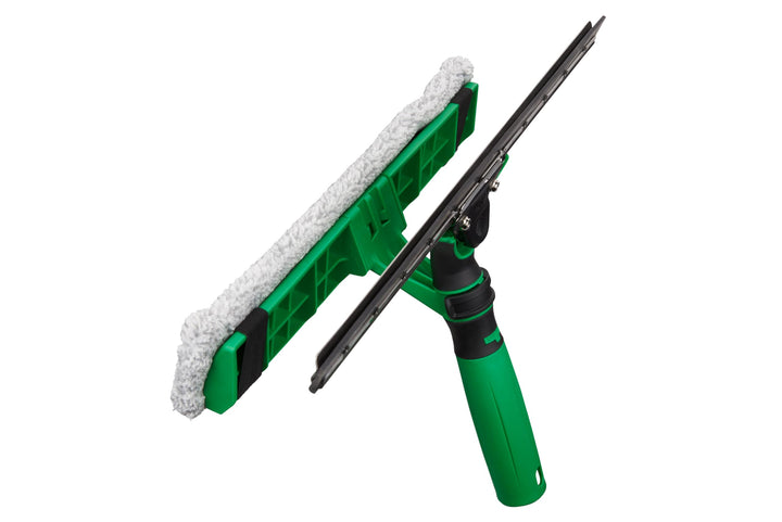 Unger VisaVersa Pro (Länge 25 cm, Fensterabzieher und Einwascher in einem, Zwei-Komponentengriff, Fe
