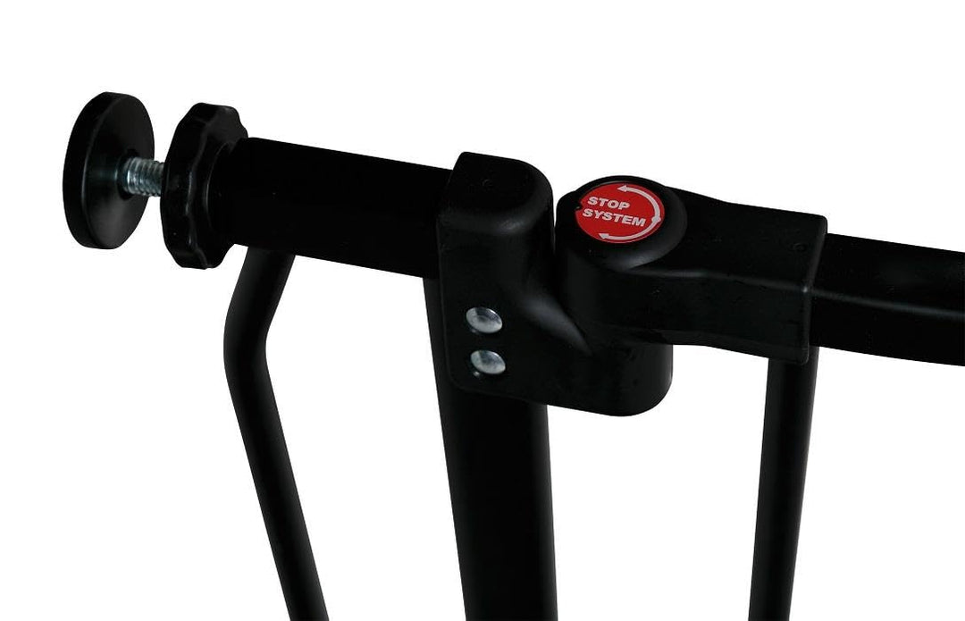 Safetots Extra Hohes Elite Sicherheitsschutzgitter, 71cm - 80cm, Mattschwarz, Extra hohe 96.8cm Höhe