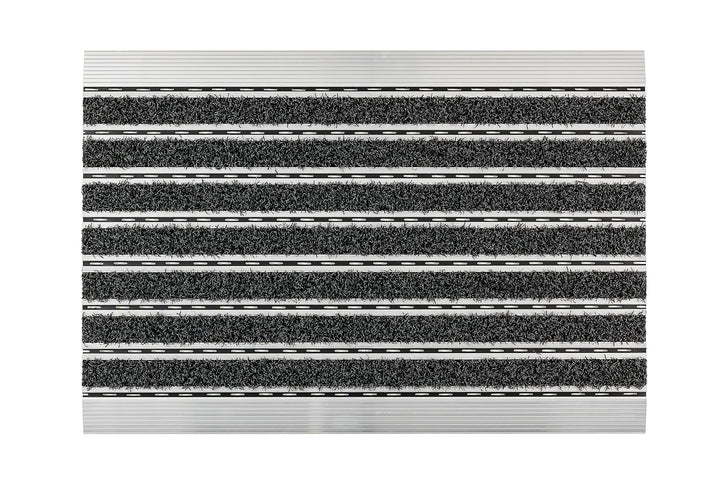 ASTRA Fussmatten – anthrazit – Aluminiumrahmen – sehr robust – feiner oder grober Struktur – Türmatt
