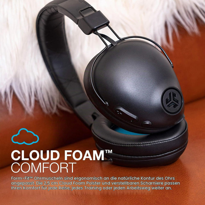 JLab Studio Pro Bluetooth Kopfhörer - Kabellose Kopfhörer, Over-Ear Mit Mehr Als 50 Stunden Bluetoot