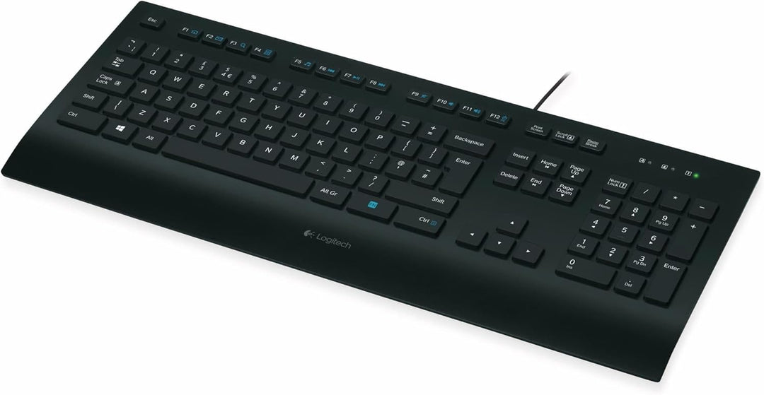 Logitech K280e Pro Kabelgebundene Business Tastatur für Windows, Linux und Chrome, USB-Anschluss, Ha