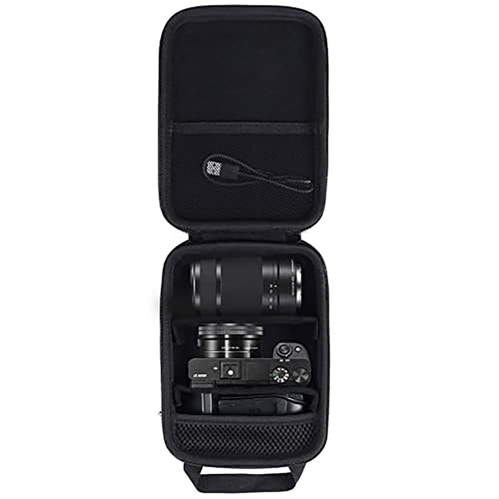 Aenllosi Harte Hülle Tasche für Sony Alpha 6000 6300 6400 6500 6700 Systemkamera, schwarz (Nur Tasch